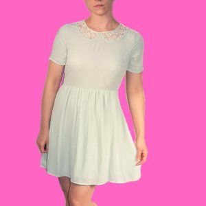 One Clothing Kawaii Babydoll Floral Midi Dress